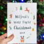 Personalised Baby's Very 1st Christmas Card, thumbnail 3 of 5