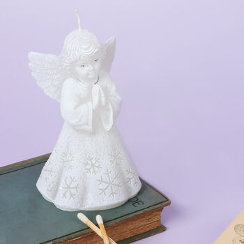 G Decor Blessing Christmas Angel Candle, 2 of 6