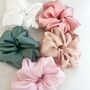Box Of Five Luxury Large Silk Scrunchies, thumbnail 3 of 6