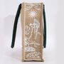 I Am Loved Jute Big Shopper Bag, thumbnail 2 of 5