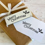 Large Merry Christmas Rubber Stamp For Holiday Crafting D13, thumbnail 3 of 4