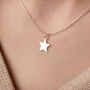 Sterling Silver Necklace With Star Charm, thumbnail 6 of 9