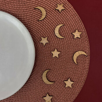 Wooden Moon And Star Confetti, 4 of 4