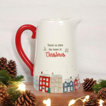 Festive Christmas Flower Jug Christmas Gift For Her, 2 of 3