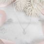 Sterling Silver Christmas Snowflake Charm Necklace, thumbnail 5 of 8