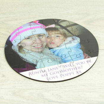 25 Piece Will You Be My Godparent Photo Puzzle, 2 of 7