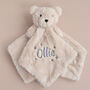 Personalised Soft Teddy Baby Comforter, thumbnail 4 of 7