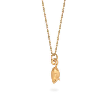 14ct Gold Tiny Mouse Necklace, 5 of 5