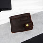 Personalised Rfid Brown Leather Bifold Wallet, thumbnail 1 of 5