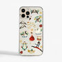 12 Days Of Christmas Clear Phone Case, thumbnail 1 of 2