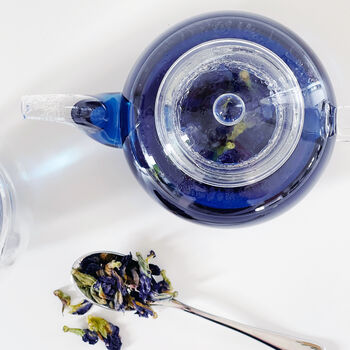 Small Clear Glass Infuser Teapot, 5 of 10