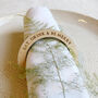 Eat, Drink And Be Merry Christmas Napkin Ring, thumbnail 2 of 3