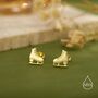 Sterling Silver Ice Skate Stud Earrings, thumbnail 6 of 11