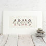 Puffins Hand Finished Art Print, thumbnail 1 of 6