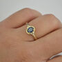 Ethically Sourced Sapphire Diamond Engagement Ring: Ida, thumbnail 2 of 5