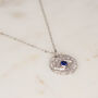 Derya Evil Eye Coin Necklace, thumbnail 1 of 7