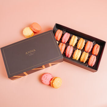 12 Piece Summer Fun And Fruity Macaron Box, 3 of 4