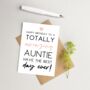 Amazing Auntie Birthday Card, thumbnail 1 of 1