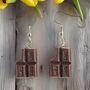 Chocolate Lover Earrings Gift, thumbnail 2 of 6