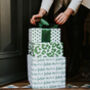 Christmas Green Spotty Luxury Wrapping Paper, thumbnail 8 of 8