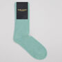 Ribbed Cuff Men's Bed Socks – Blue, thumbnail 2 of 2