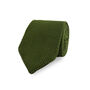 Men's Knitted Bow Tie In Olive Green | Perfect Wedding Neck Tie For Groomsmen, thumbnail 4 of 8