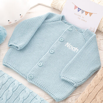 Unisex Fudge Bubble Baby Cardigan, 7 of 12