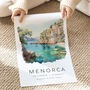 Menorca Spain Travel Print, thumbnail 4 of 7