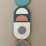 Multi Colour Home Decor Geometric Wall Art Mid Century Decor, thumbnail 2 of 5