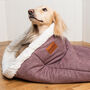 Herringbone Twill Dog Snuggle Beds, thumbnail 1 of 7