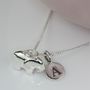 Personalised Solid Silver Elephant Necklace, thumbnail 1 of 3