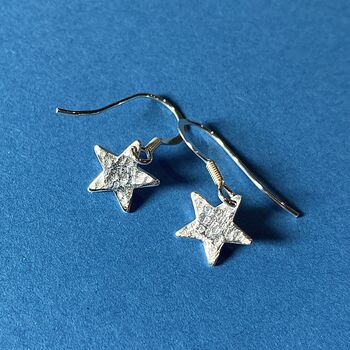 Silver Star Earrings, 2 of 4
