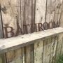 Personalised Bathroom Signs Choice Of Different Letters, thumbnail 2 of 7