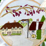 Thatched Cottages Embroidery Kit, thumbnail 2 of 6