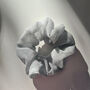 Oversized Silver Sparkle Scrunchie, thumbnail 1 of 6