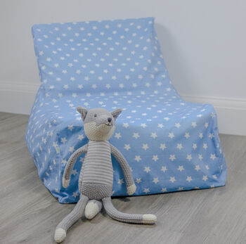 Personalised Childs Blue Star Bean Bag, 3 of 5