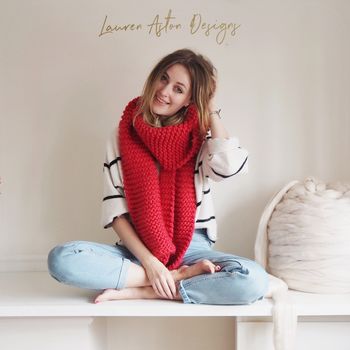 Scarf And Snood Knitting Kit, 8 of 11