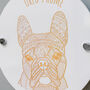 Personalised French Bulldog Wall Plaque, thumbnail 3 of 4