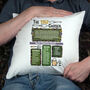 Birthday Gift For Gardeners Personalised Birth Year Cushion, thumbnail 2 of 6