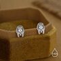 Sterling Silver Egyptian Pharaoh Stud Earrings, thumbnail 6 of 12