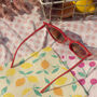 Red Classic Cat Eye Sunglasses, thumbnail 2 of 2