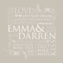 Personalised Couple's Word Design Print, thumbnail 5 of 11