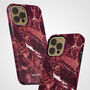 Red Marble Tough Case For iPhone, thumbnail 3 of 4