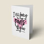 'Fancy Pants' Valentines Card, thumbnail 1 of 4