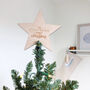 Personalised Christmas Tree Topper Star, thumbnail 1 of 5