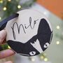 Personalised Wooden Cat Christmas Decoration, thumbnail 4 of 11