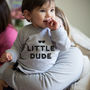 Little Dude Baby Sweatshirt, thumbnail 1 of 6