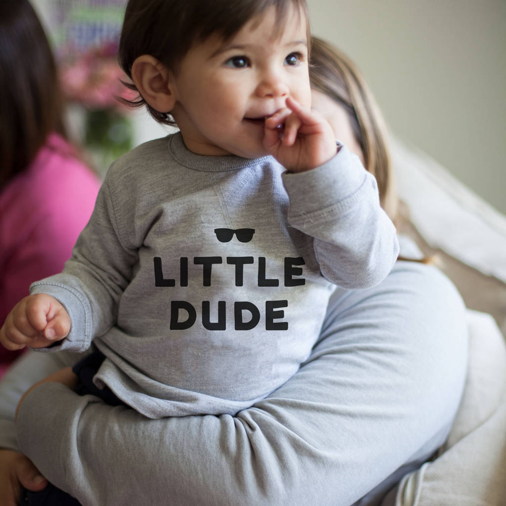 Little Dude Baby Sweatshirt, 1 of 6