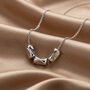 Sterling Silver Sculptural Pendant Necklace, thumbnail 1 of 6