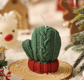 Christmas Mitten Spice Scented Candle, 3 of 7